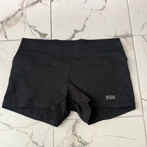Fleo Women's Athletic Black Shorts